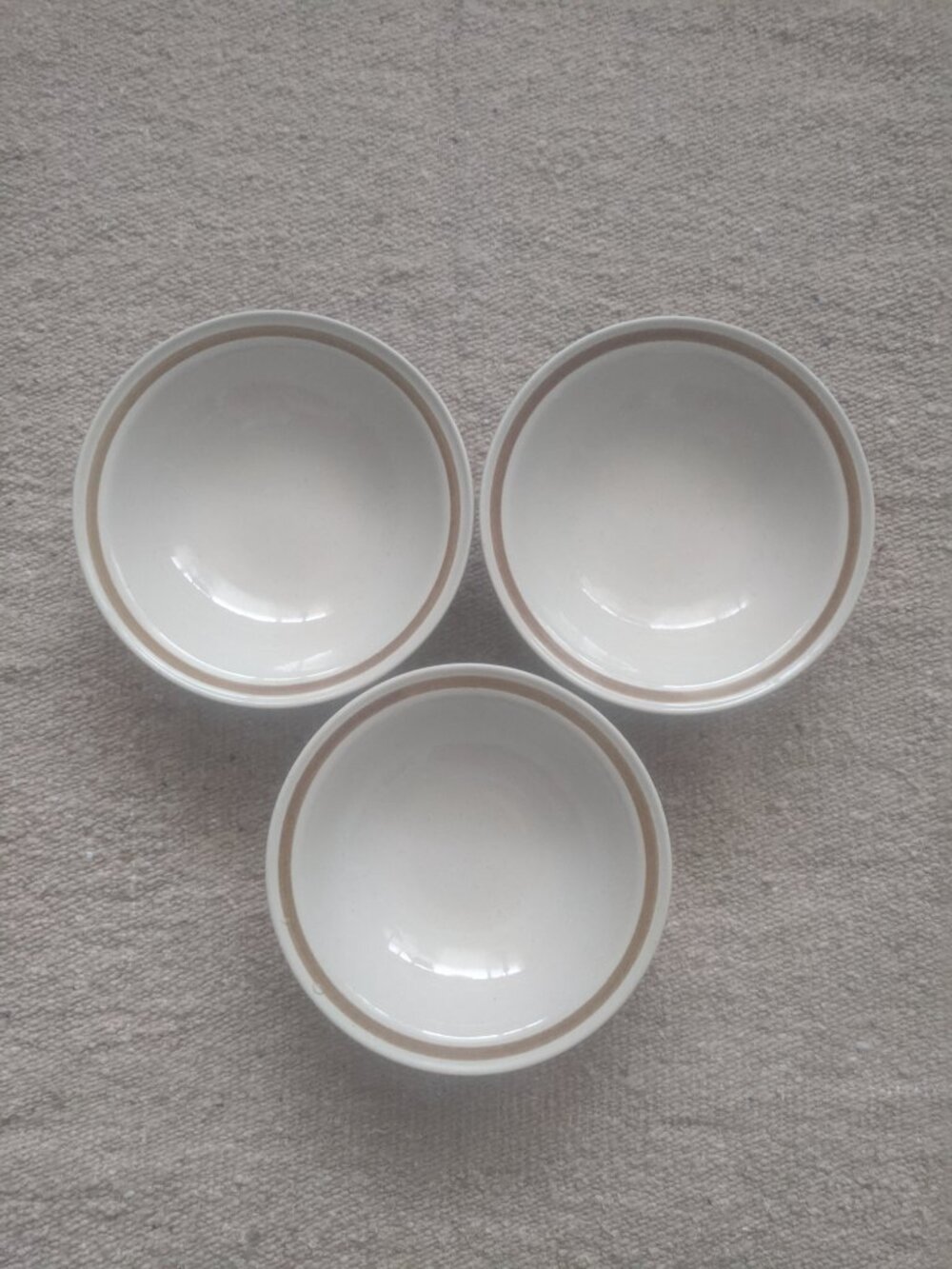 3 Vintage Japan Old Brook Collection Stoneware 6.5" Speckled Bowls Soup Salad